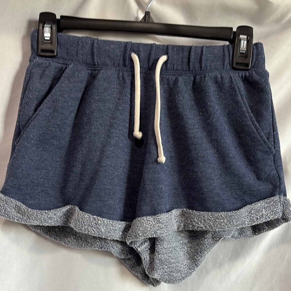XS174 Divided Heathered Blue Athletic Shorts